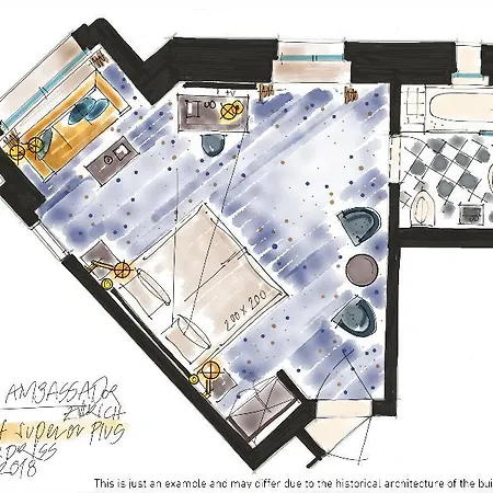 Small Luxury Ambassador Hotel Zurych